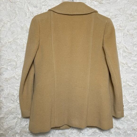 Pendleton Tan Wool Classic Short Pea Coat Jacket Size 10 Womens - Picture 8 of 8